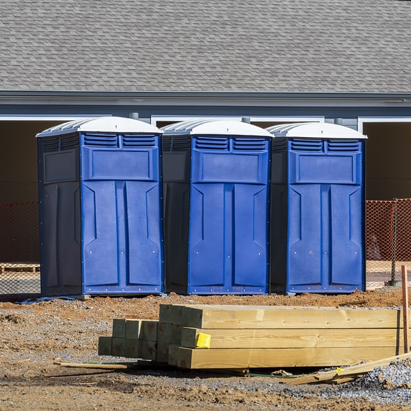 how often are the portable toilets cleaned and serviced during a rental period in East Brookfield